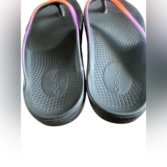 OOFOS WOMENS OOLALA LUXE SUNSET SANDALS SZ 10 - Picture 4 of 8